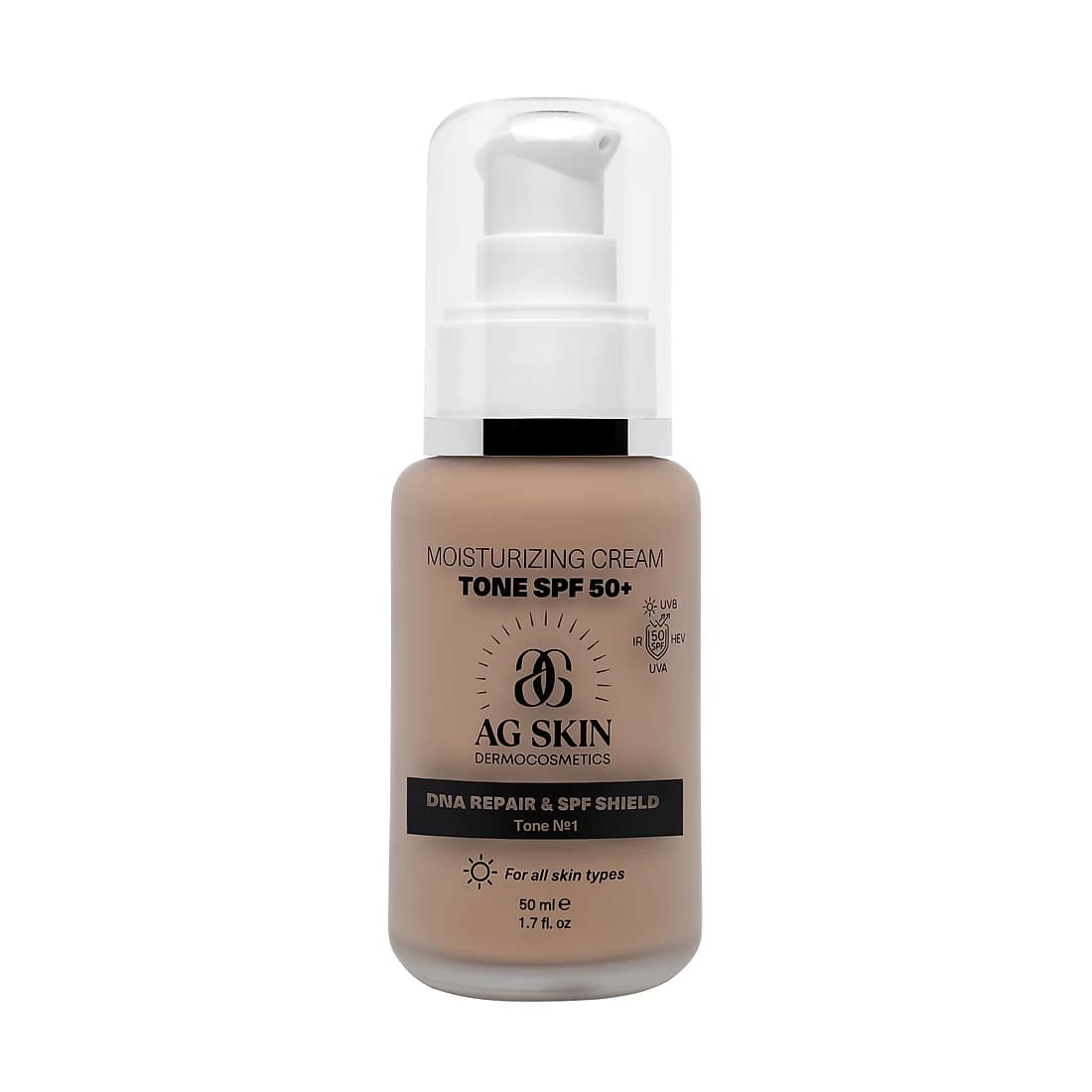 Moisturizing Cream SPF 50+ Tone №1