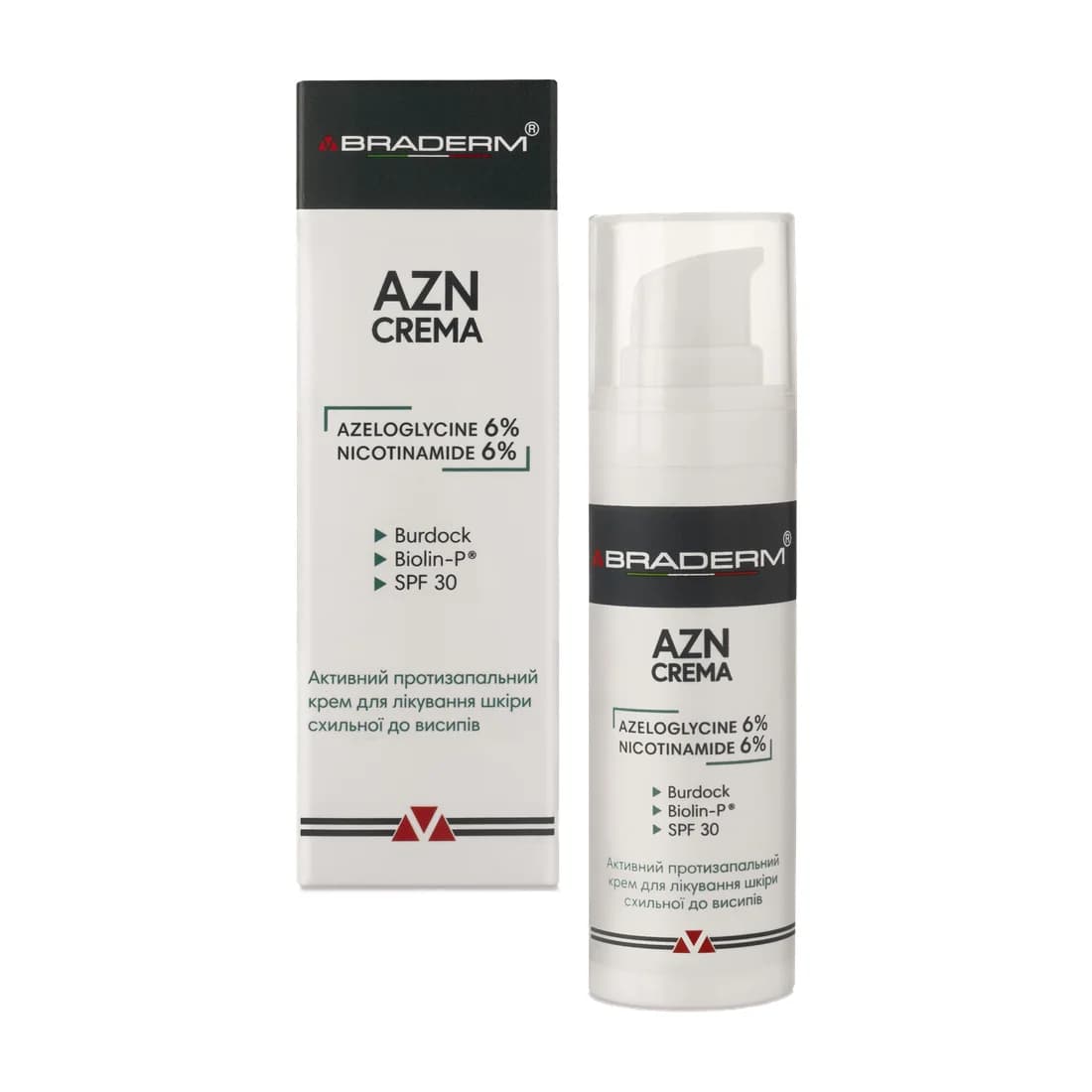 AZN · SPF 30 sunscreen