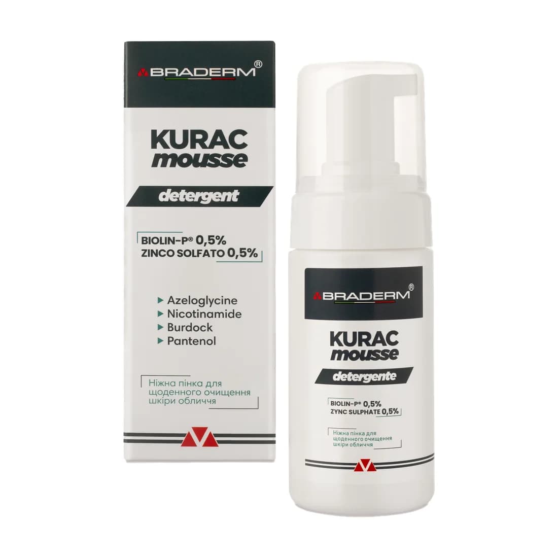 Kurac mousse · cleansing foam