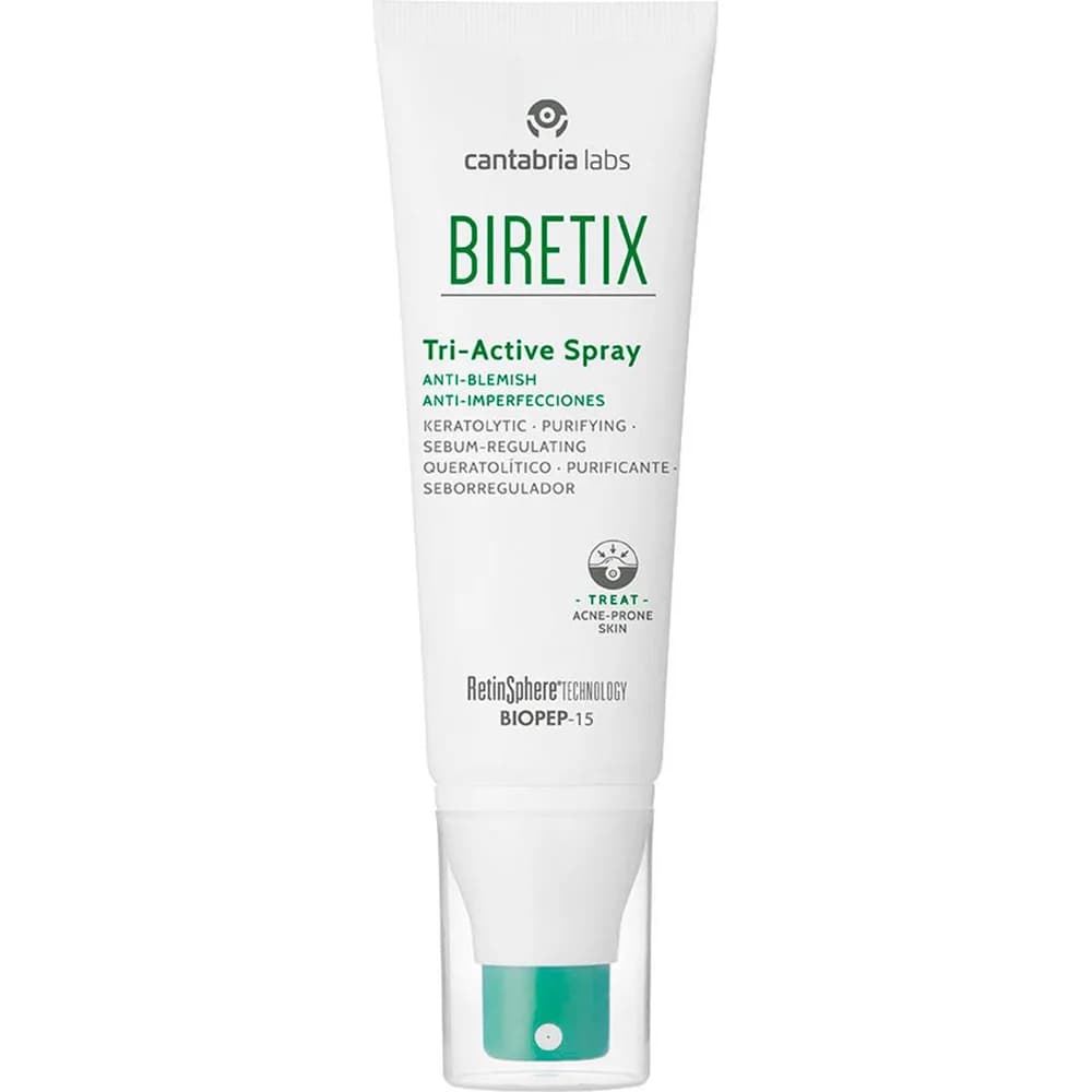 BIRETIX Triactive Spray · Три-актив спрей для шкіри з акне на тілі
